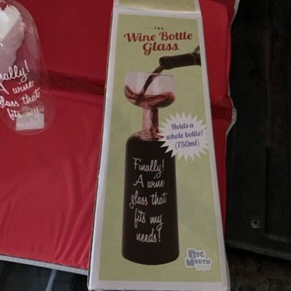 Big Mouth Toys Wine Bottle Glass *New* - Picture 7 of 11